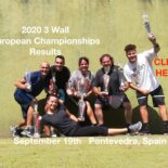 RESULTS 2020 European 4 Wall Championships